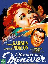 Affiche de Madame Miniver, film à voir en streaming sur Pygargue