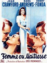 Affiche de Femme ou maîtresse, film à voir en streaming sur Pygargue