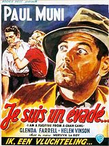 Affiche de Je suis un évadé, film à voir en streaming sur Pygargue