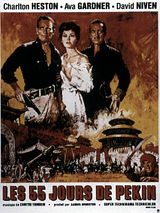 Affiche de Les 55 jours de pékin, film à voir en streaming sur Pygargue
