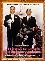 Affiche de Les Grands sentiments font les bons gueuletons, film à voir en streaming sur Pygargue