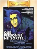 Affiche de Que personne ne sorte, film à voir en streaming sur Pygargue