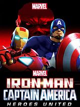 Affiche de Iron Man and Captain America: Heroes United, film à voir en streaming sur Pygargue