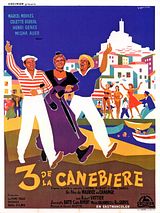 Affiche de Trois de la Canebière, film à voir en streaming sur Pygargue