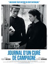 Affiche de Journal d'un curé de campagne, film à voir en streaming sur Pygargue