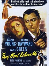 Affiche de They Won't Believe Me, film à voir en streaming sur Pygargue