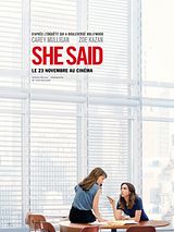 Affiche de She Said, film à voir en streaming sur Pygargue