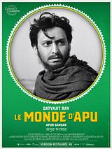 Affiche de La Trilogie d'Apu : Le Monde d'Apu, film à voir en streaming sur Pygargue