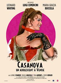 Affiche de Casanova, un adolescent à Venise, film à voir en streaming sur Pygargue