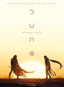 Affiche de Dune : Troisième partie, film à voir en streaming sur Pygargue