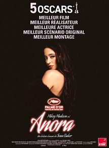 Affiche de Anora, film à voir en streaming sur Pygargue
