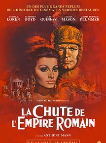Affiche de La Chute de l'empire romain, film à voir en streaming sur Pygargue
