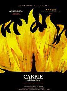 Affiche de Carrie au bal du diable, film à voir en streaming sur Pygargue