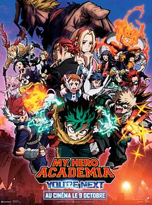 Affiche de My Hero Academia: You’re Next, film à voir en streaming sur Pygargue