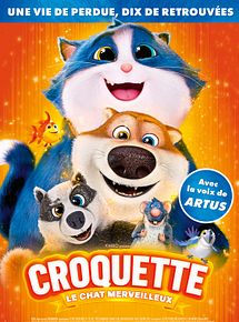 Affiche de Croquette le chat merveilleux, film à voir en streaming sur Pygargue