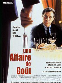 Affiche de Une affaire de goût, film à voir en streaming sur Pygargue