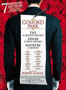 Affiche de Gosford Park, film à voir en streaming sur Pygargue