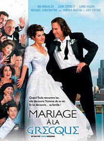 Affiche de Mariage à la grecque, film à voir en streaming sur Pygargue
