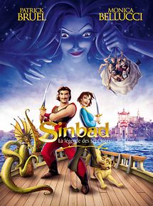 Affiche de Sinbad - la légende des sept mers, film à voir en streaming sur Pygargue