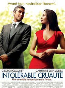 Affiche de Intolérable cruauté, film à voir en streaming sur Pygargue