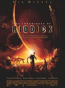 Affiche de Les Chroniques de Riddick, film à voir en streaming sur Pygargue
