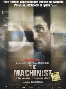 Affiche de The Machinist, film à voir en streaming sur Pygargue