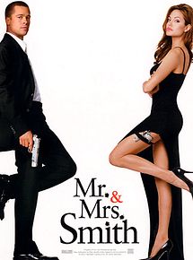 Affiche de Mr. et Mrs. Smith, film à voir en streaming sur Pygargue