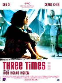 Affiche de Three times, film à voir en streaming sur Pygargue