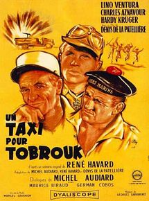 Affiche de Un Taxi pour Tobrouk, film à voir en streaming sur Pygargue