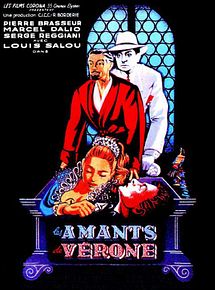 Affiche de Les Amants de Vérone, film à voir en streaming sur Pygargue