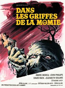 Affiche de Dans les griffes de la momie, film à voir en streaming sur Pygargue