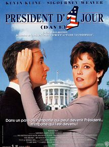 Affiche de Président d'un jour, film à voir en streaming sur Pygargue