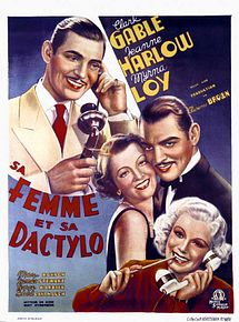 Affiche de Sa femme et sa dactylo, film à voir en streaming sur Pygargue
