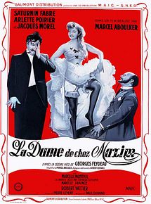 Affiche de La Dame de chez Maxim's, film à voir en streaming sur Pygargue
