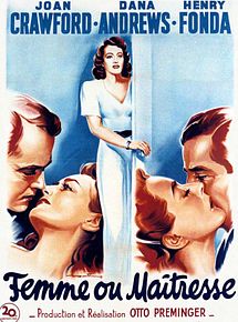 Affiche de Femme ou maîtresse, film à voir en streaming sur Pygargue