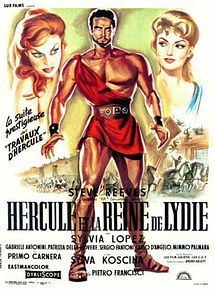 Affiche de Hercule et la Reine de Lydie, film à voir en streaming sur Pygargue