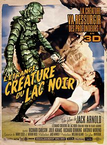 Affiche de L'Etrange créature du lac noir, film à voir en streaming sur Pygargue
