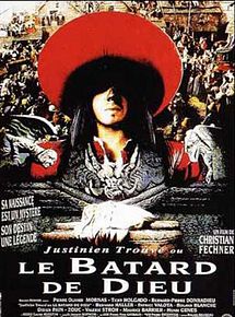 Affiche de Justinien Trouvé ou le bâtard de Dieu, film à voir en streaming sur Pygargue