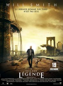 Affiche de Je suis une légende, film à voir en streaming sur Pygargue