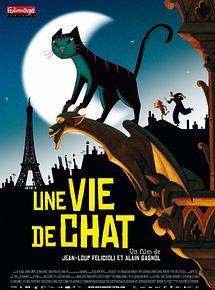 Affiche de Une vie de chat, film à voir en streaming sur Pygargue