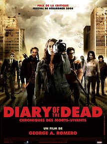 Affiche de Diary of the Dead - Chronique des morts vivants, film à voir en streaming sur Pygargue