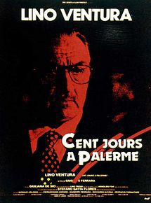 Affiche de Cent jours à Palerme, film à voir en streaming sur Pygargue