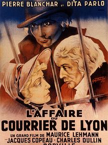 Affiche de L'Affaire du courrier de Lyon, film à voir en streaming sur Pygargue