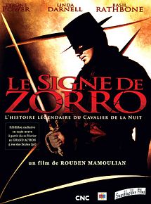 Affiche de Le Signe de Zorro, film à voir en streaming sur Pygargue