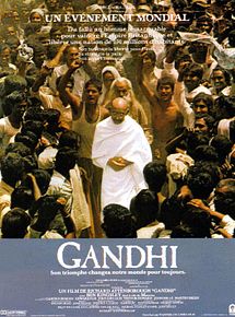 Affiche de Gandhi, film à voir en streaming sur Pygargue