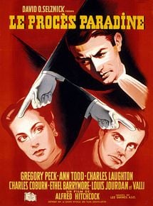 Affiche de Le Procès Paradine, film à voir en streaming sur Pygargue