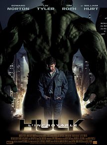 Affiche de L'Incroyable Hulk, film à voir en streaming sur Pygargue