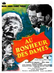 Affiche de Au bonheur des dames, film à voir en streaming sur Pygargue