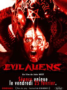 Affiche de Evil Aliens, film à voir en streaming sur Pygargue