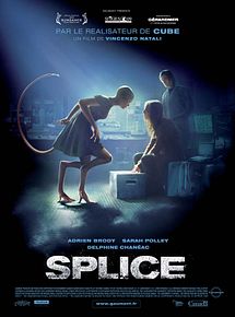 Affiche de Splice, film à voir en streaming sur Pygargue